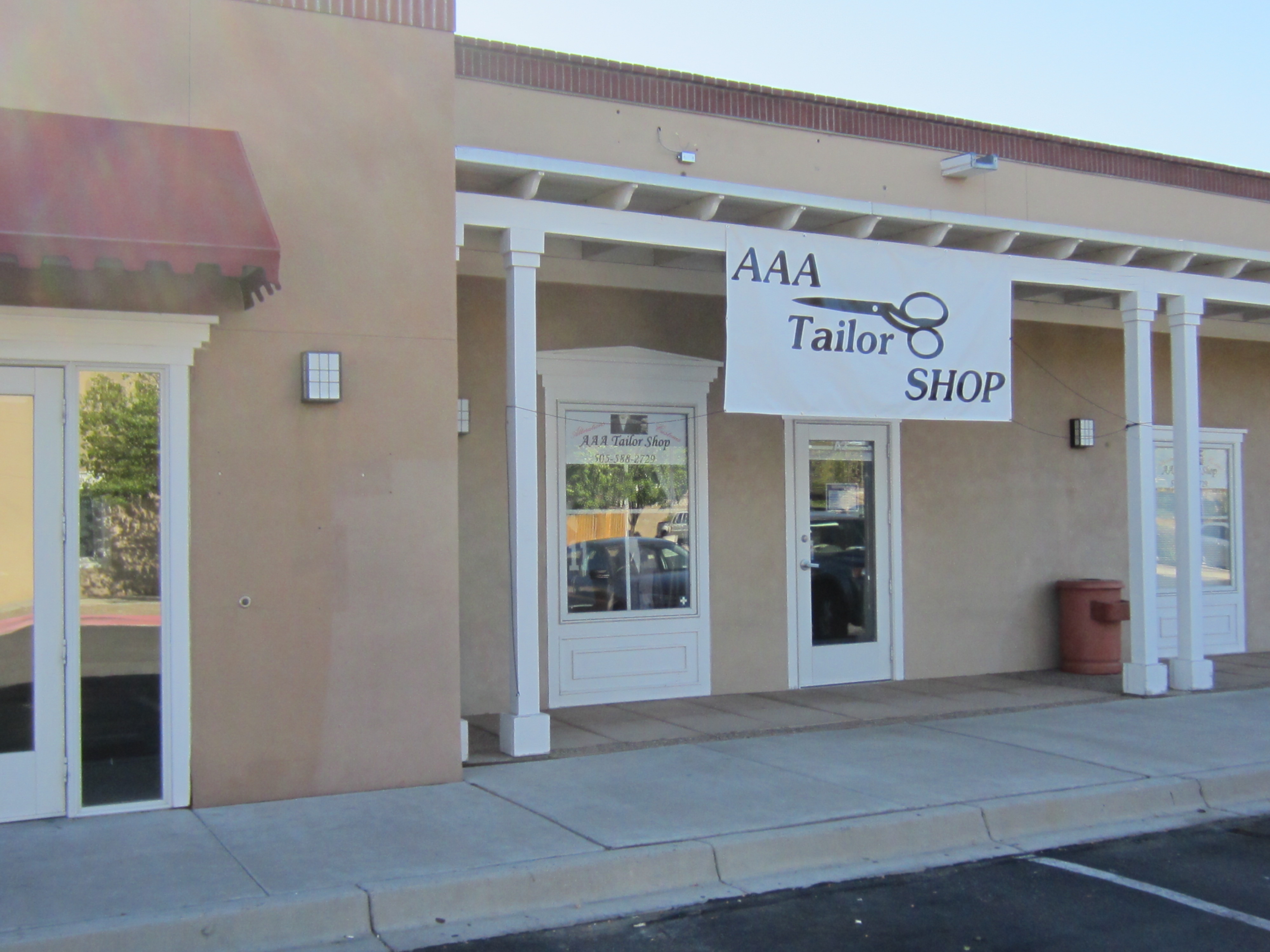 Tailoring shop at AAA Tailor Shop
